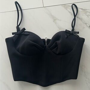 Rumored A Little Dream Bustier Crop Top